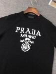 Sweaters Len Prada Logo Mat Truoc