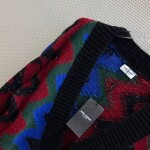 Cardigan Ysl Zic Zac Mau Sac