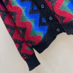 Cardigan Ysl Zic Zac Mau Sac