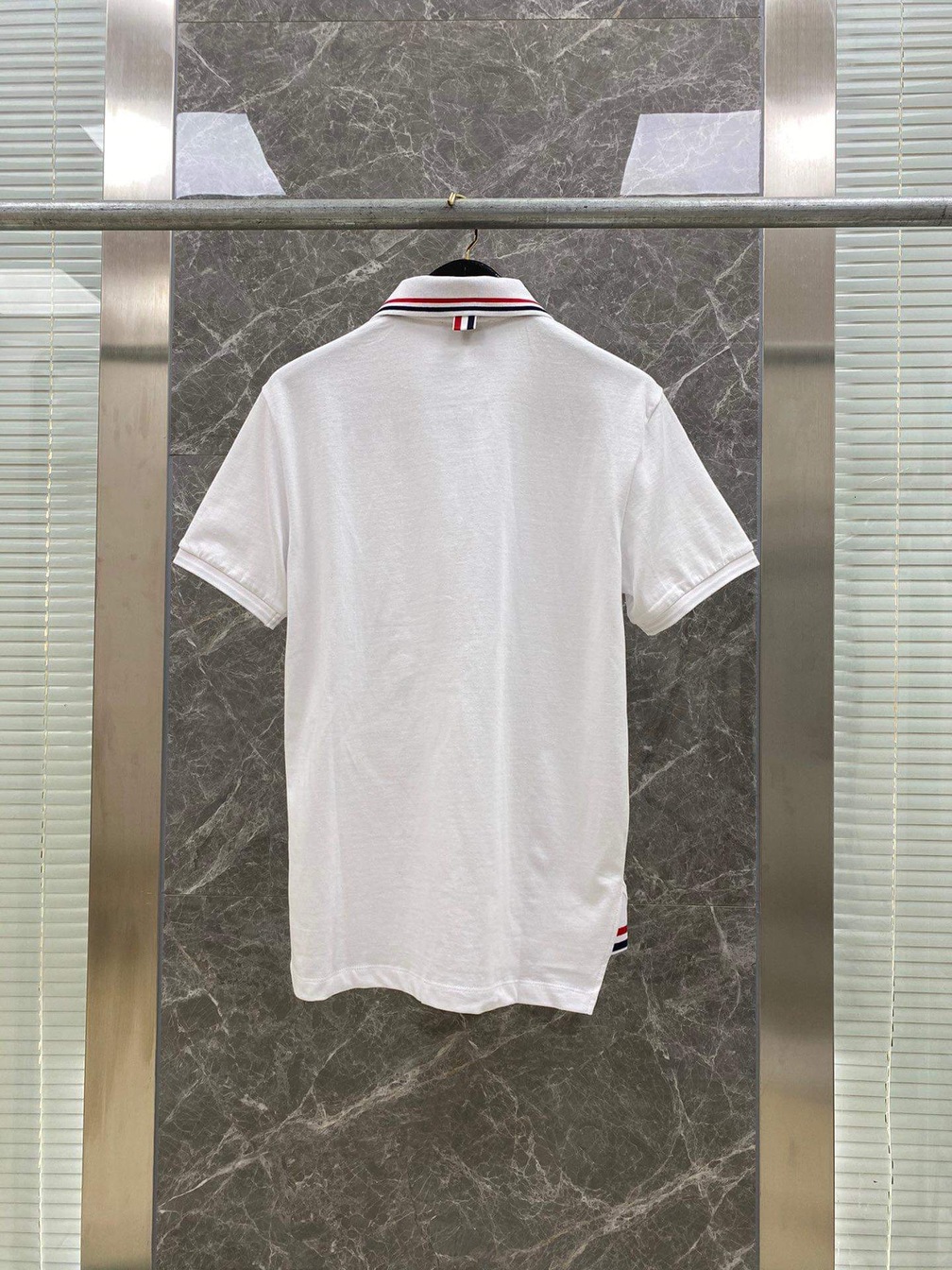 Polo Thom Co Do Xanh