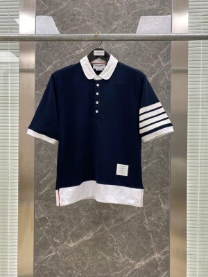 Polo Thom Co Trang 3 Soc Tay Phai Cuc Trang
