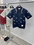 Polo Thom Ngan Tay Hoa Tiet Cun