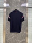 Polo Thom Soc Do Xanh Giua Tay