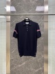 Polo Thom Soc Do Xanh Giua Tay