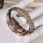 Bulgari Serpenti Demi Pave Diamond One Coil Bracelet