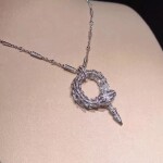 Bulgari Serpenti Diamond Snake Pendant Necklace