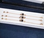 Bvlgari Bzero1 Soft Bracelet 18k Rose Gold With Black Ceramic