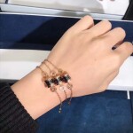 Bvlgari Bzero1 Soft Bracelet 18k Rose Gold With Black Ceramic