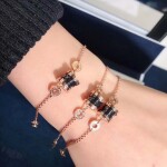 Bvlgari Bzero1 Soft Bracelet 18k Rose Gold With Black Ceramic
