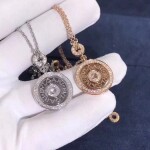 Bvlgari Cerchi Astrale Diamond 18k White Gold Necklace
