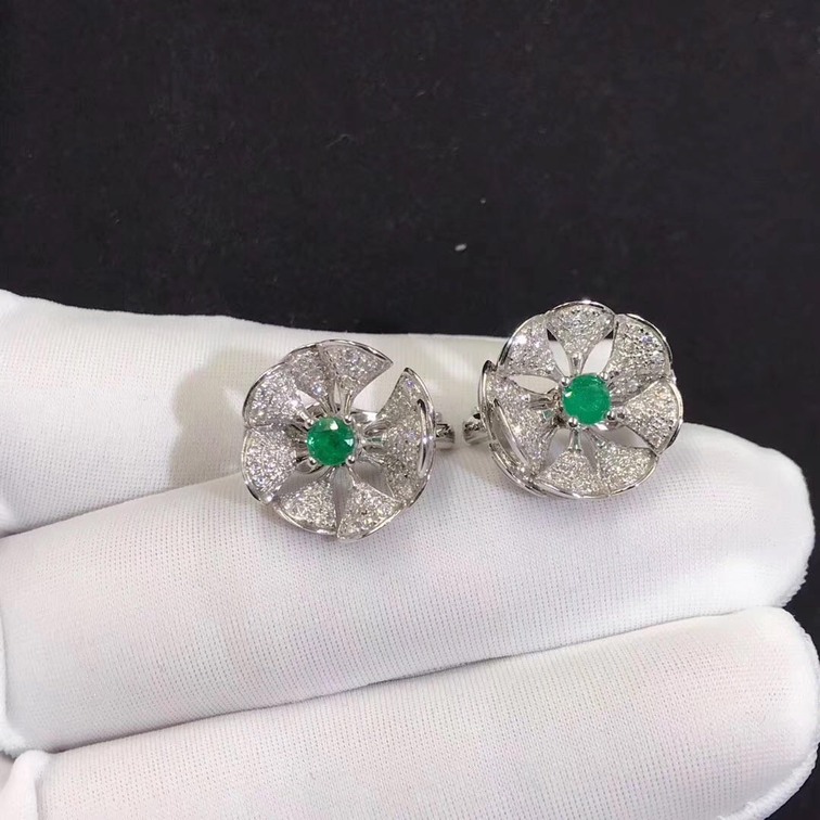 Bvlgari Serpenti Bracelet Set With Rubellite Eyes And Diamond