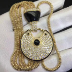 Amulette De Cartier Diamond Bracelet With Onyx Black Lacquer