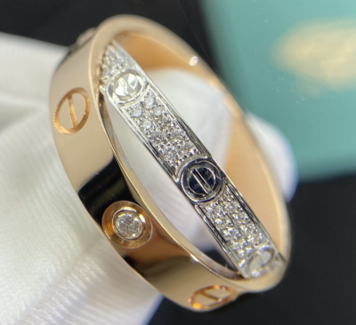 Cartie Love Ring Diamond Paved