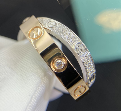 Cartie Love Ring Diamond Paved