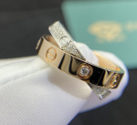 Cartie Love Ring Diamond Paved