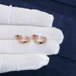 Cartier 18k Pink Gold Small Love Hoop Earrings