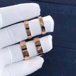 Cartier 18k Rose Gold 36mm Love Wedding Band Ring