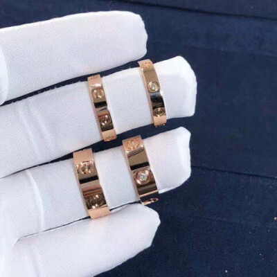 Cartier 18k Rose Gold 36mm Love Wedding Band Ring