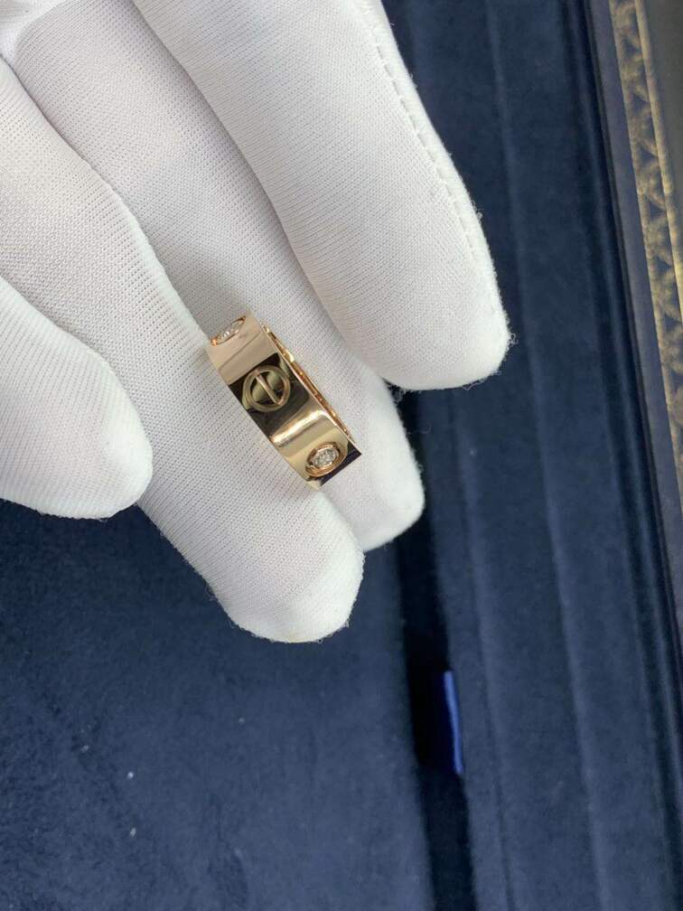Cartier 18k Rose Gold 36mm Love Wedding Band Ring