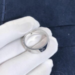 Cartier 18k White Gold 3 Diamonds Love Ring