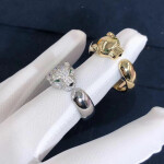 Cartier 18k White Gold With 137 Diamonds Panthere De Cartier Ring