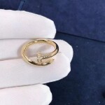 Cartier 18k Yellow Gold And Diamonds Juste Un Clou Ring