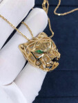 Cartier 18k Yellow Gold Panthere De Necklace