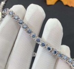 Cartier Essential Lines Bracelet 18k White Gold Sapphires