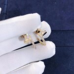 Cartier Juste Un Clou Earrings 18k Yellow Gold With 36 Diamonds