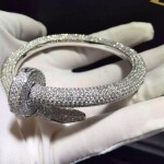 Cartier Juste Un Clou Nail Bracelet Paved 1752 Diamonds