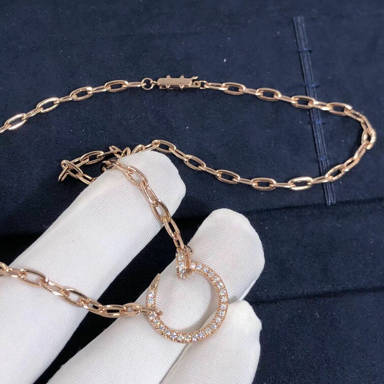 Cartier Juste Un Clou Necklace Set With 37 Diamonds