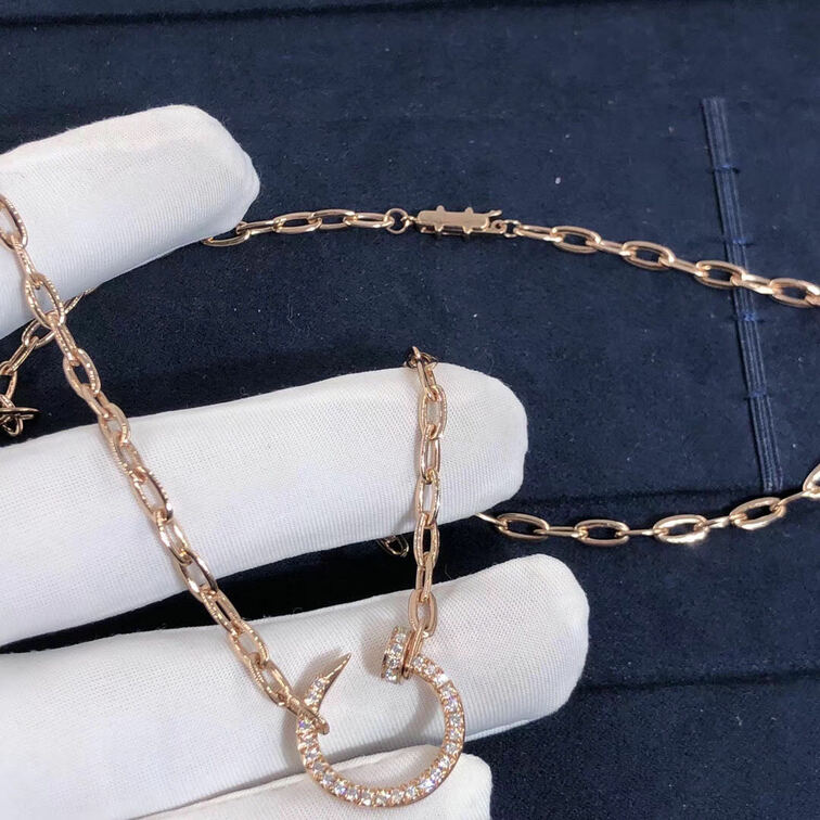 Cartier Juste Un Clou Necklace Set With 37 Diamonds