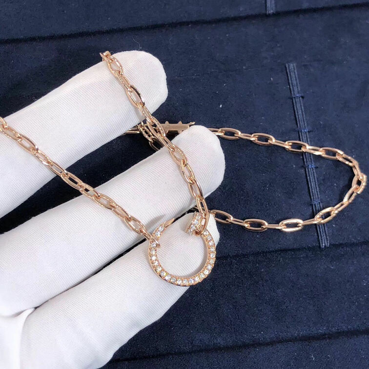 Cartier Juste Un Clou Necklace Set With 37 Diamonds