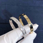 Cartier Love 10 Diamond 18k Yellow Gold Bracelet