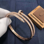 Cartier Love Bracelet 18k White Gold Diamond Paved