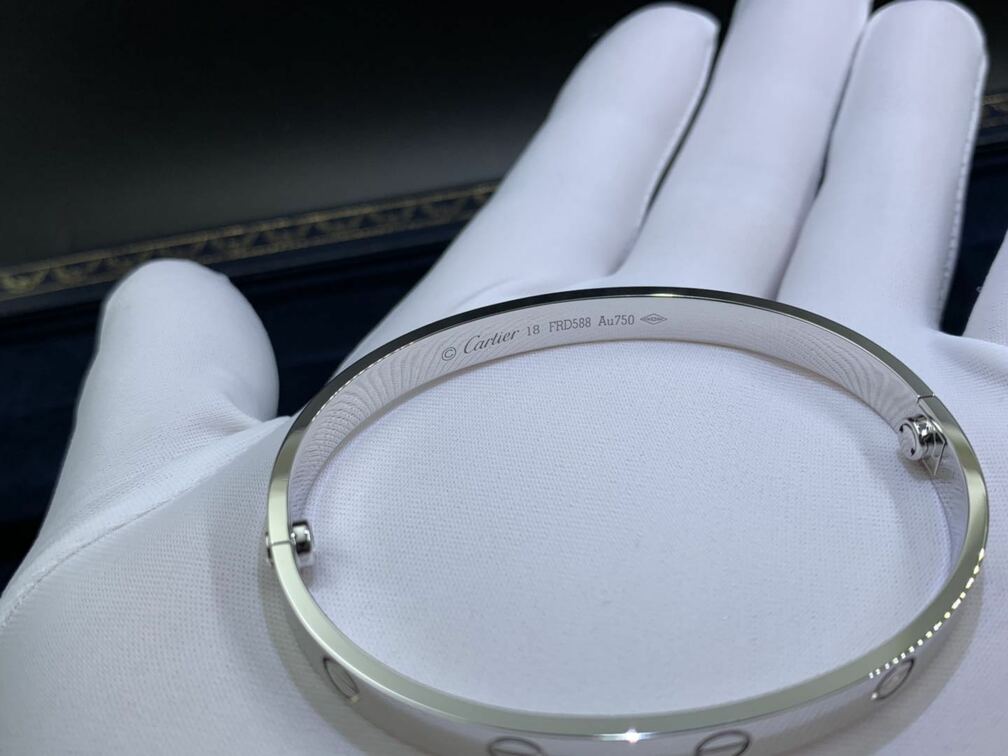 Cartier Love Bracelet 18k White Gold