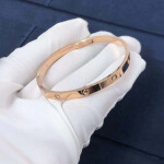 Cartier Love Bracelet Small Model 18k Pink Gold With 10 Diamonds