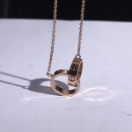 Cartier Love Necklace 18k Pink Gold