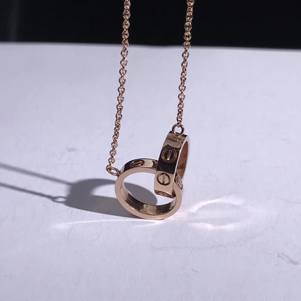 Cartier Love Necklace 18k Pink Gold