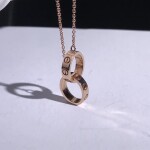 Cartier Love Necklace 18k Pink Gold