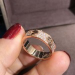 Cartier Love Ring Paved Diamonds