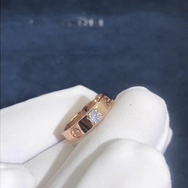 Cartier Wedding Rings 18k Pink Gold