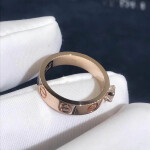 Cartier Wedding Rings 18k Pink Gold