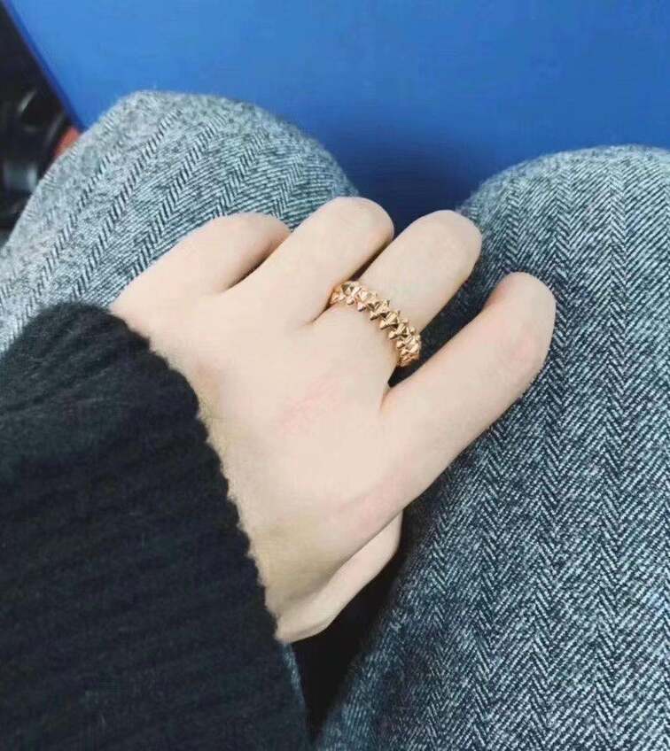 Clash De Cartier 18k Pink Gold Small Model Ring
