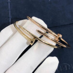 Custom Made 18k Rose Gold Cartier Juste Un Clou Small Model Bracelet