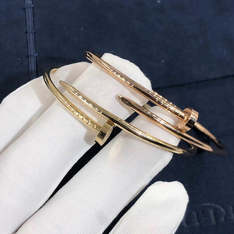 Custom Made 18k Rose Gold Cartier Juste Un Clou Small Model Bracelet