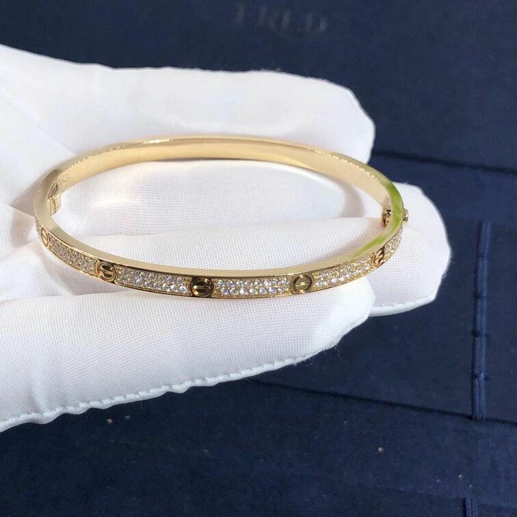 Diamond Cartier Small Model Love Bracelet