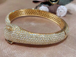 Panthere De Cartier Bracelet 706 Diamonds 18k Yellow Gold