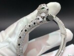 Panthere De Cartier Bracelet Pave 833pcs Diamonds And Onyx