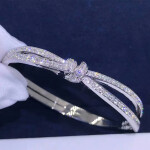 Chaumet Liens Seduction White Gold Bracelet Fully Set With Diamonds
